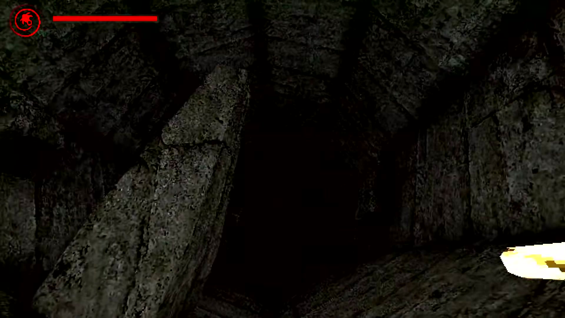 A Latent Ember glowing softly in a dark corridor, providing a health restoration and checkpoint