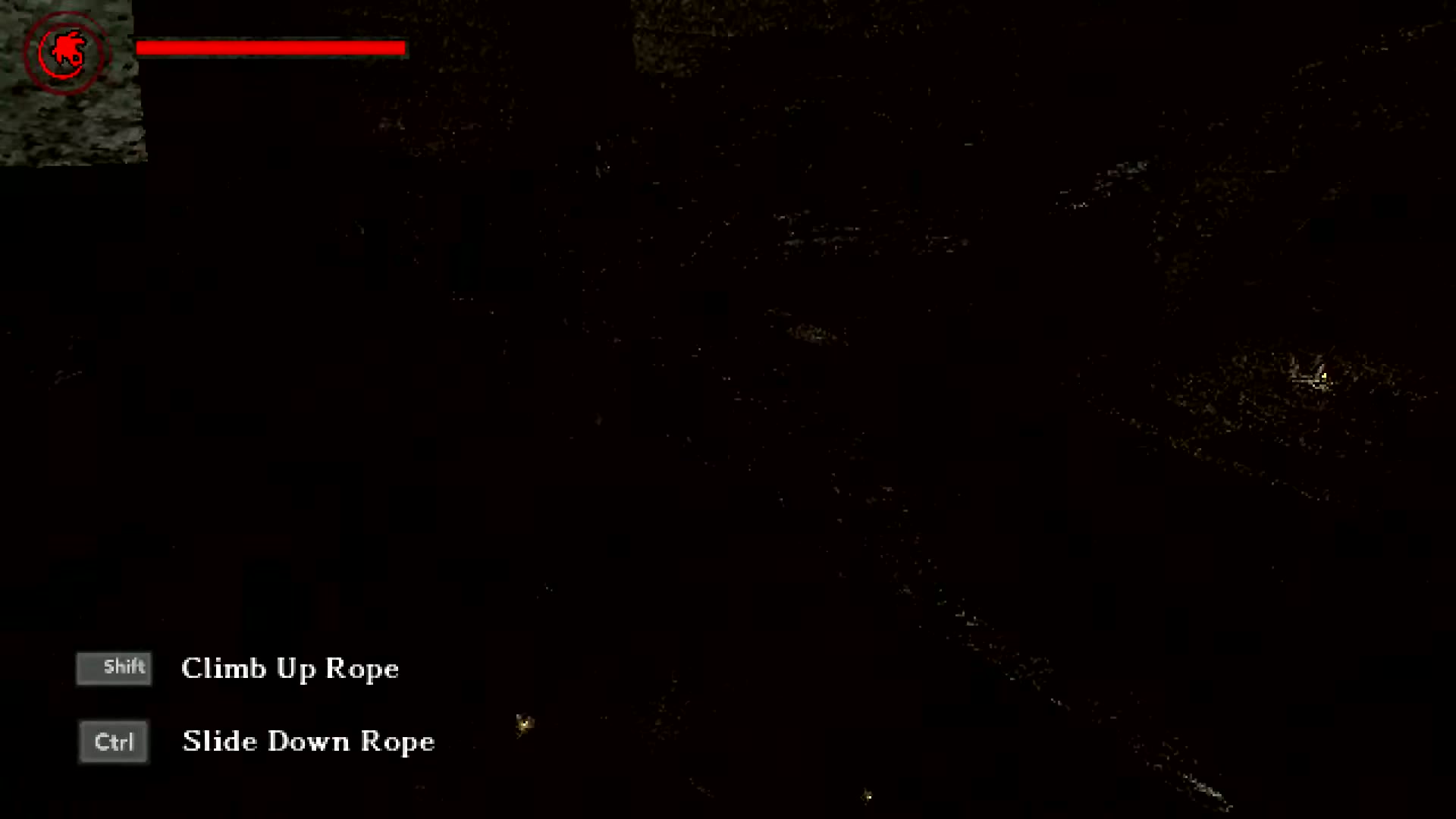 Idols of Ash Murderpede giant centipede crawling on dark stone wall with Shift and Ctrl rope controls visible